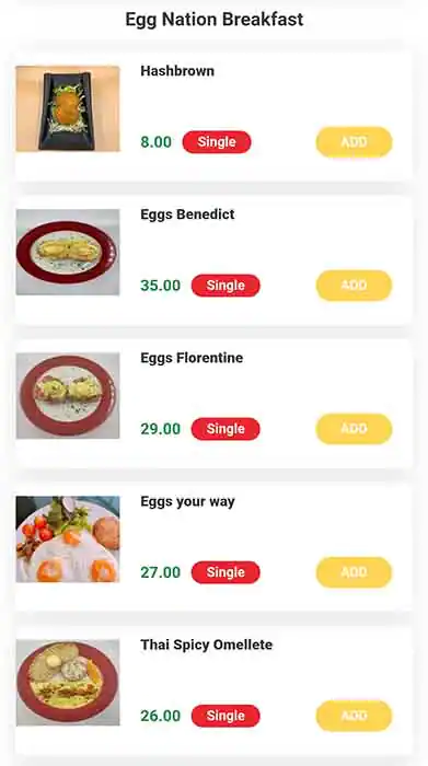 The HUB 7 Menu in Cluster M, Jumeirah Lake Towers (JLT), Dubai 