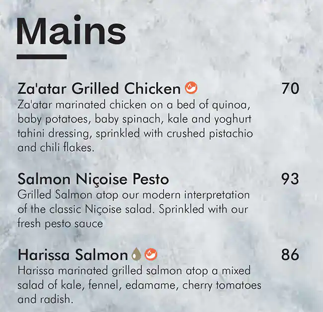 The Coffee Club Menu in DAFZA, Dubai International Airport Area, Dubai 