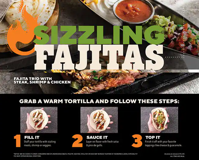 Chili's Menu in City Centre Me’aisem, IMPZ, Dubai 