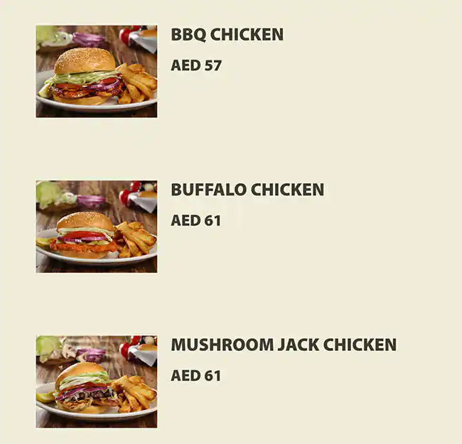 Texas Roadhouse Menu in Dubai Festival City Mall, Festival City, Dubai 